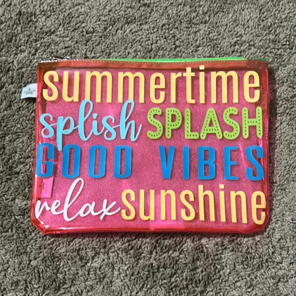 The Royal Summertime Red And Orange  Accessory‎ Bag Pouch